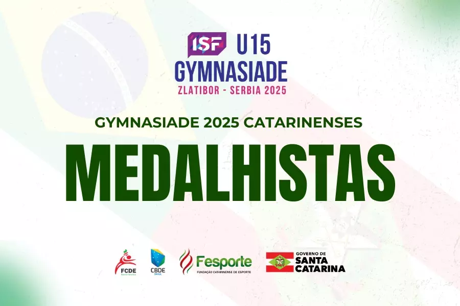 Delegação de Santa Catarina conquistou 14 medalhas nas Olimpíadas Mundiais Escolares