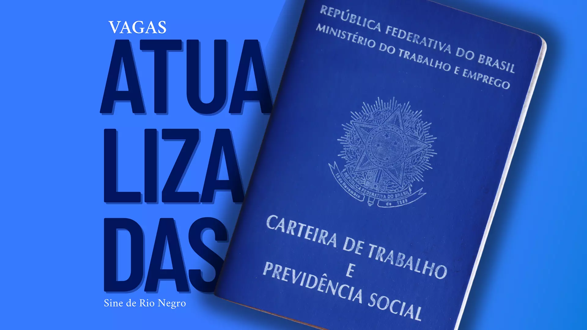 Vagas de emprego disponíveis no SINE de Rio Negro