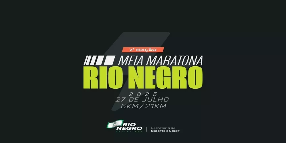 Abertas as inscrições da 2ª Meia Maratona Rio Negro