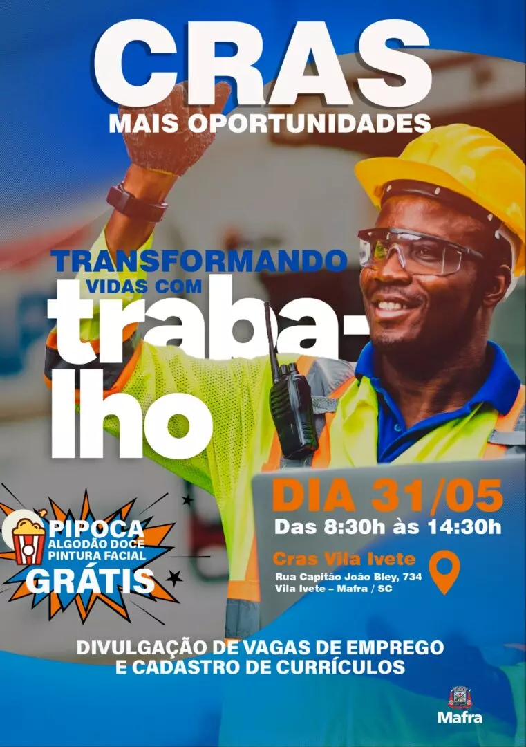 CRAS de Mafra promove ação para quem está buscando emprego