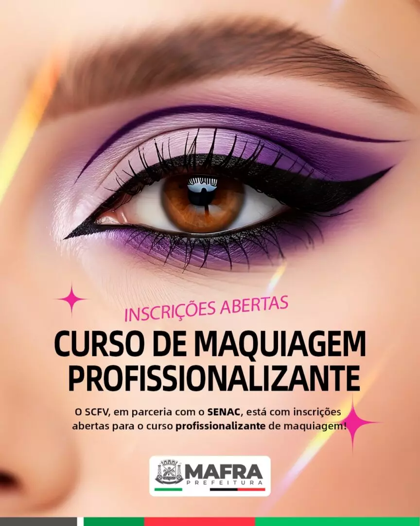 SCFV abre inscrições para curso profissionalizante de maquiagem em parceria com o SENAC