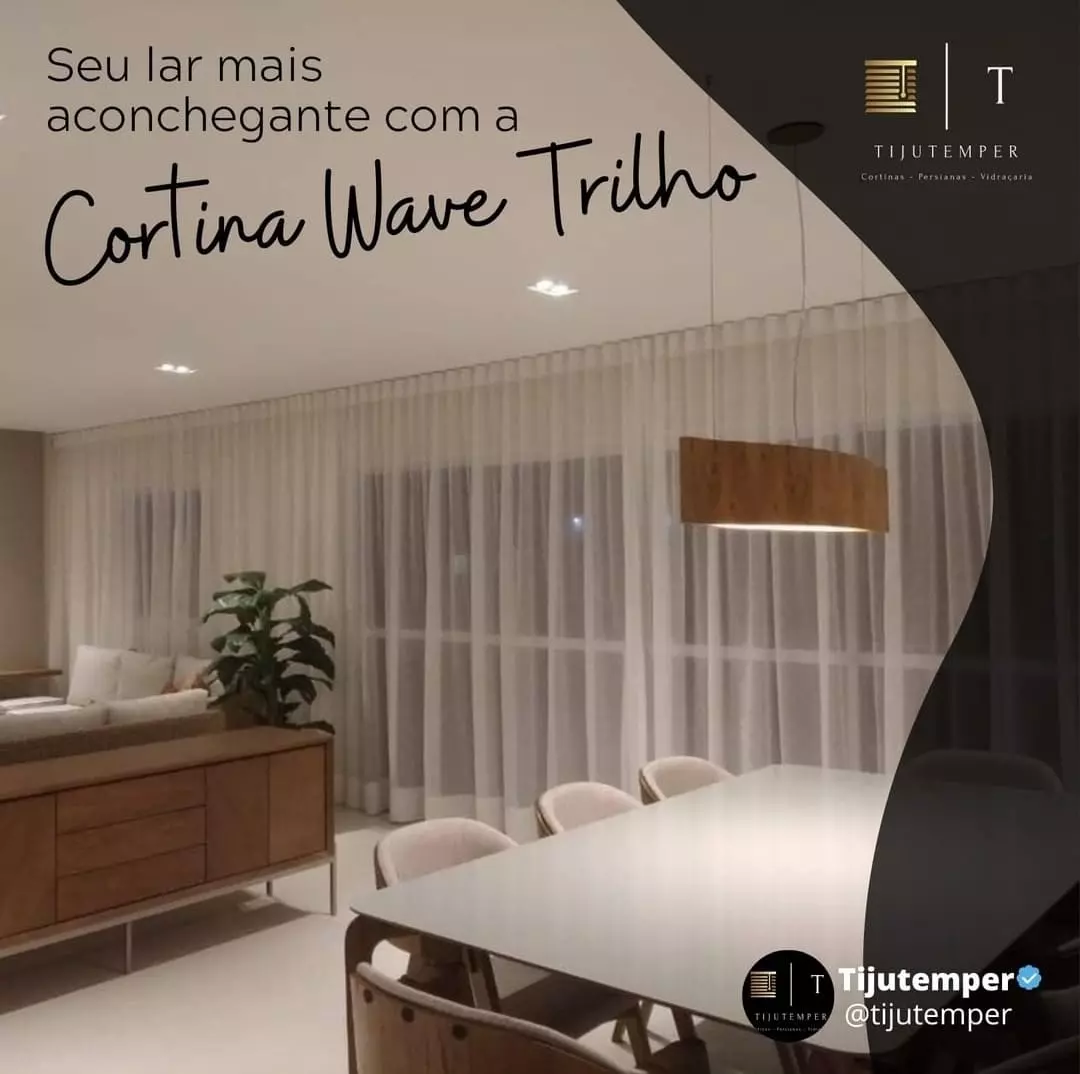 Cortina Wave Trilho