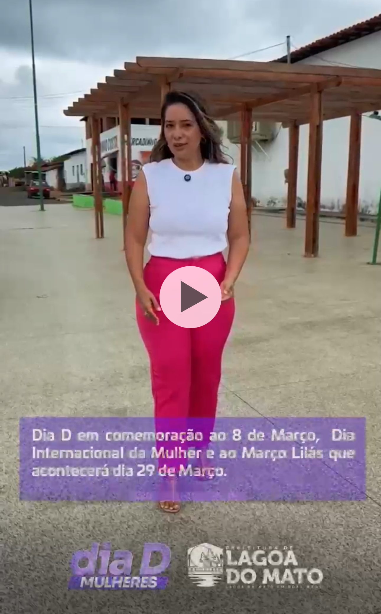 NILTON RIBEIRO SEGUE REVERENCIANDO AS MULHERES LAGOMATENSES