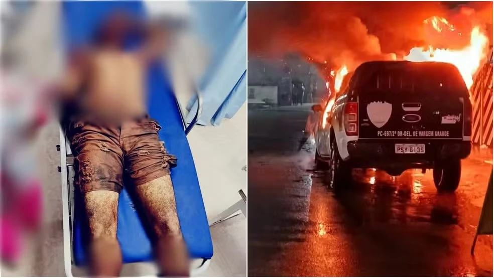 Suspeito de incendiar viatura da Polícia Civil é morto em confronto com a PM