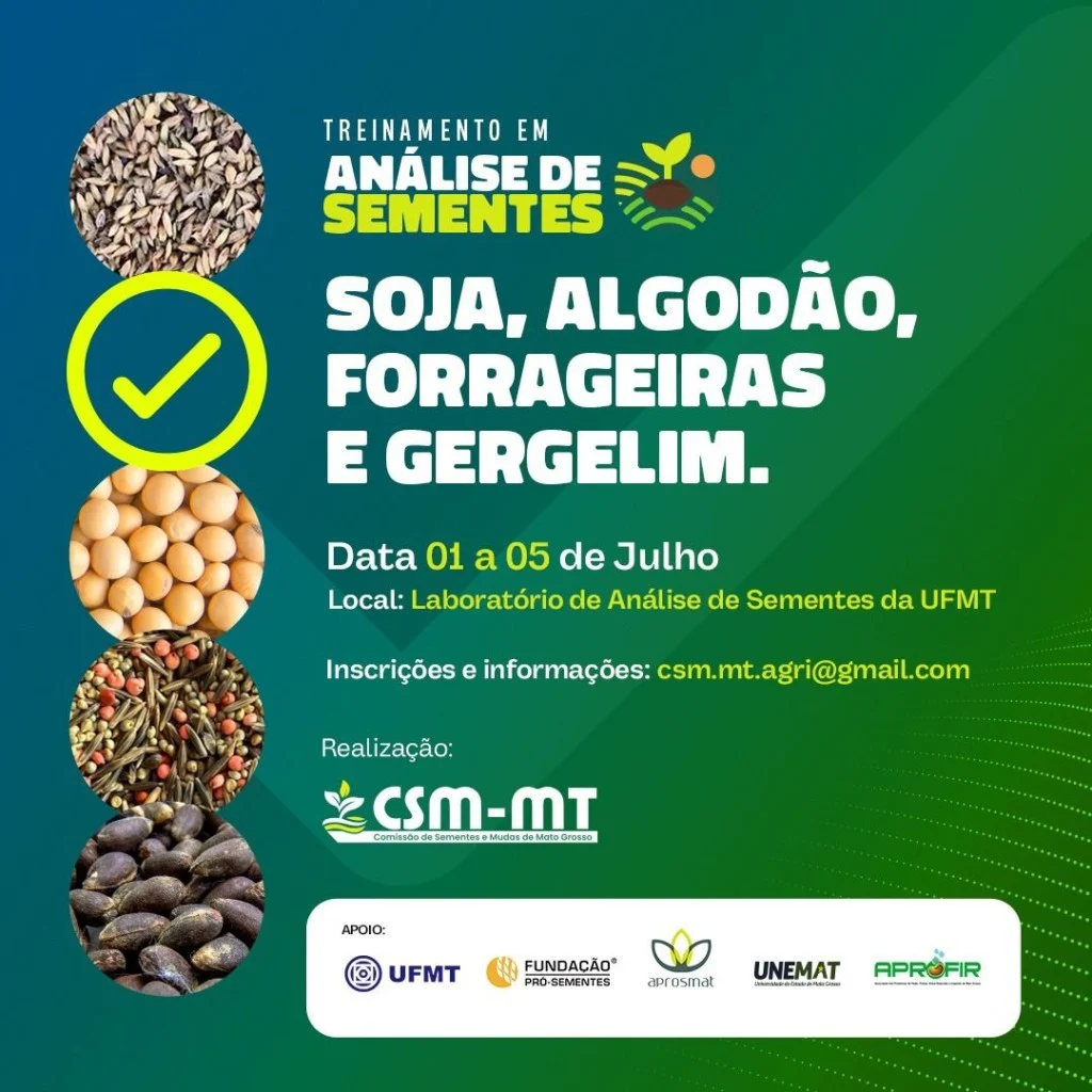 CSM-MT promove treinamento de análise de sementes em Cuiabá