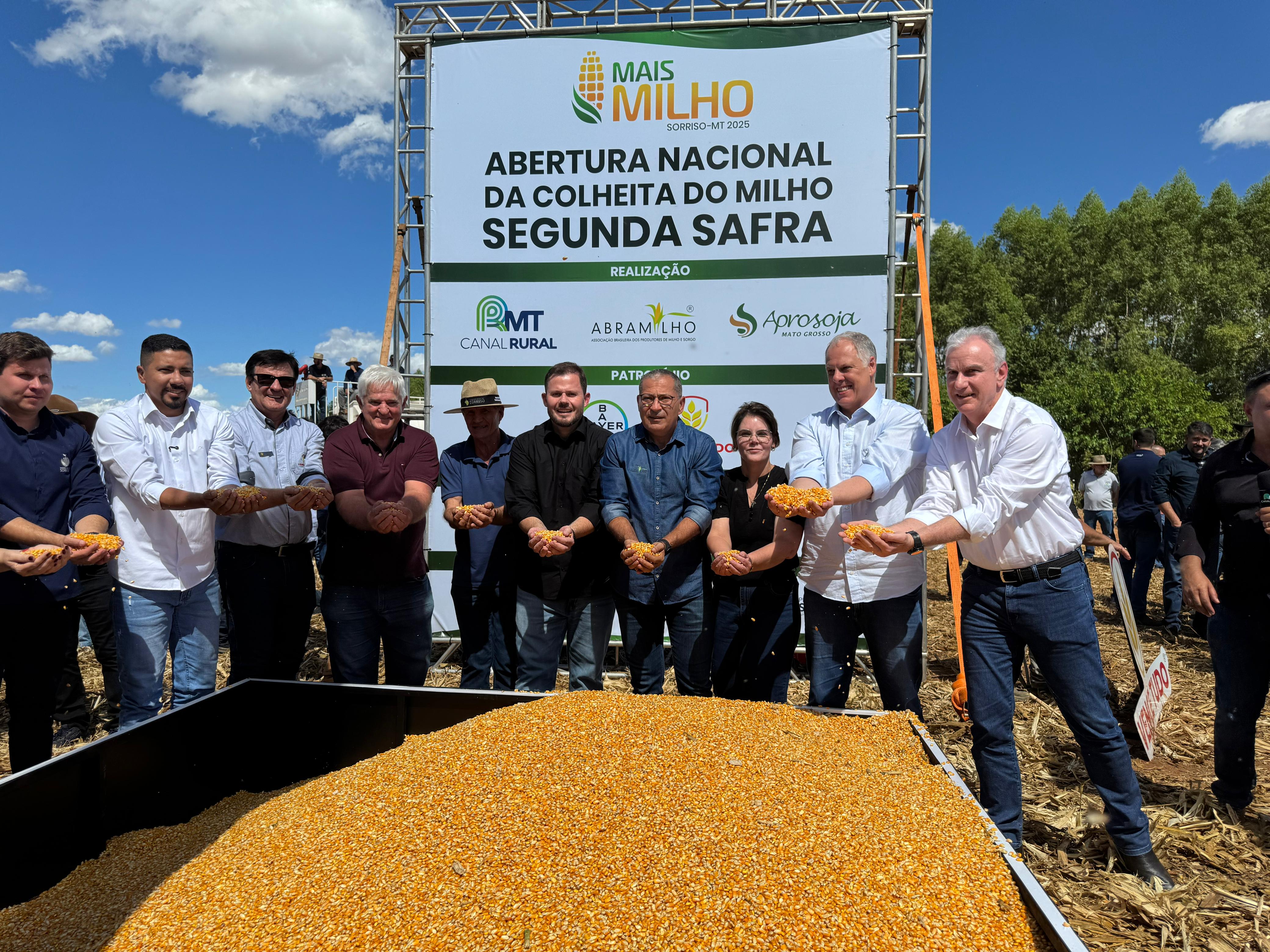 Aprosoja MT participa da Abertura Nacional da Colheita do Milho em Sorriso