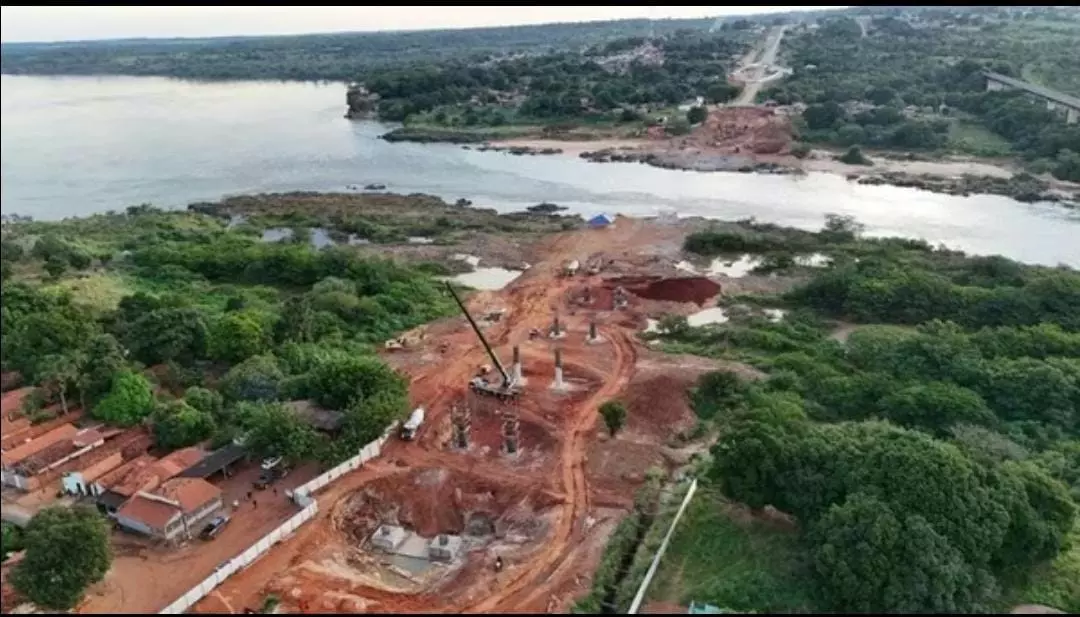 Construção de nova estrutura da ponte que desabou entre Tocantins e Maranhão chega a 20%, diz Dnit