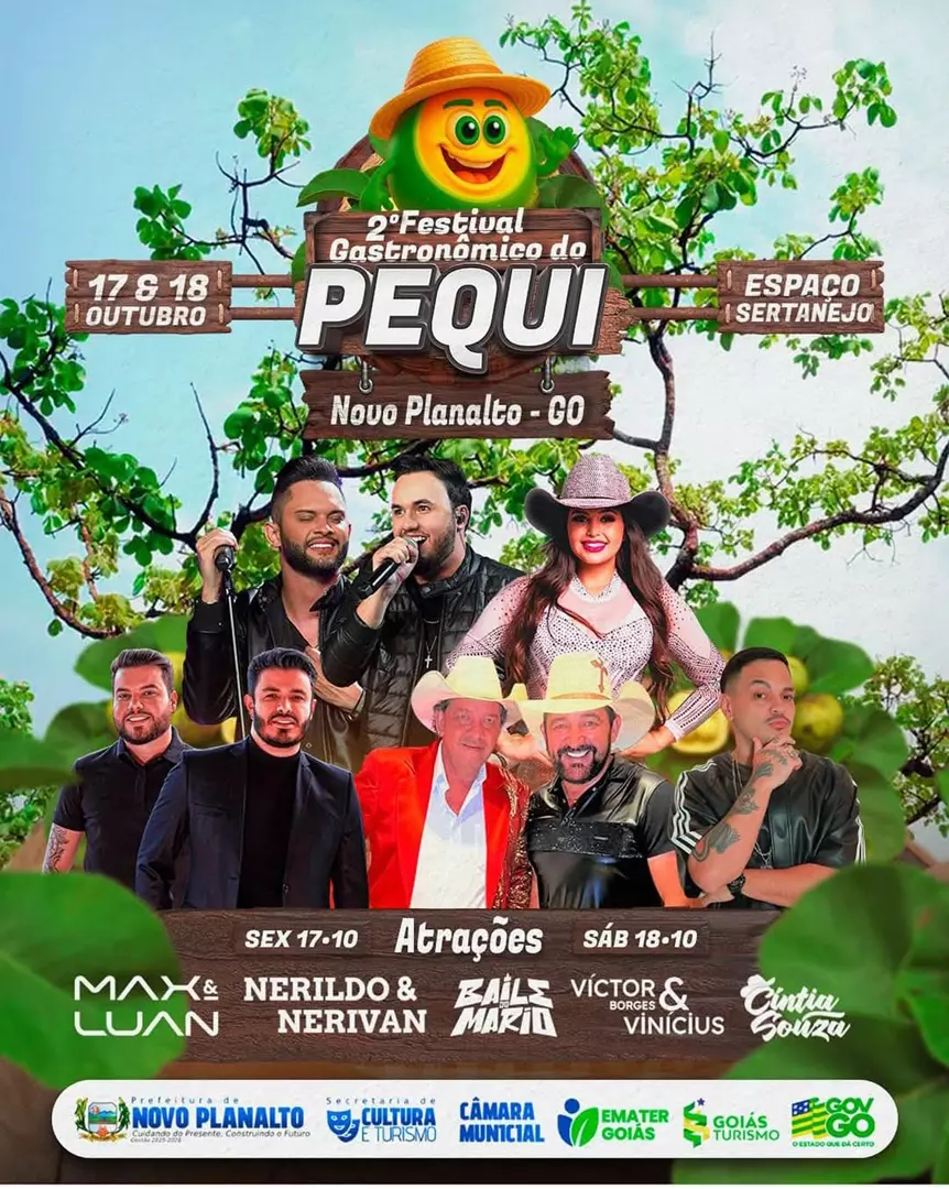 Novo Planalto realizará o Festival do Pequi