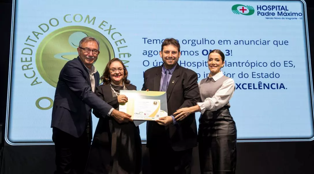 Hospital Pe. Máximo promove jantar beneficente para receber premiação