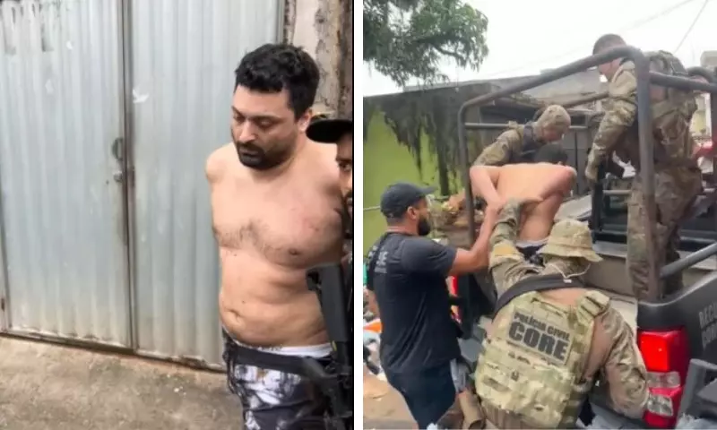 Policiais comemoram prisão do traficante Marujo em Vitória; veja vídeo