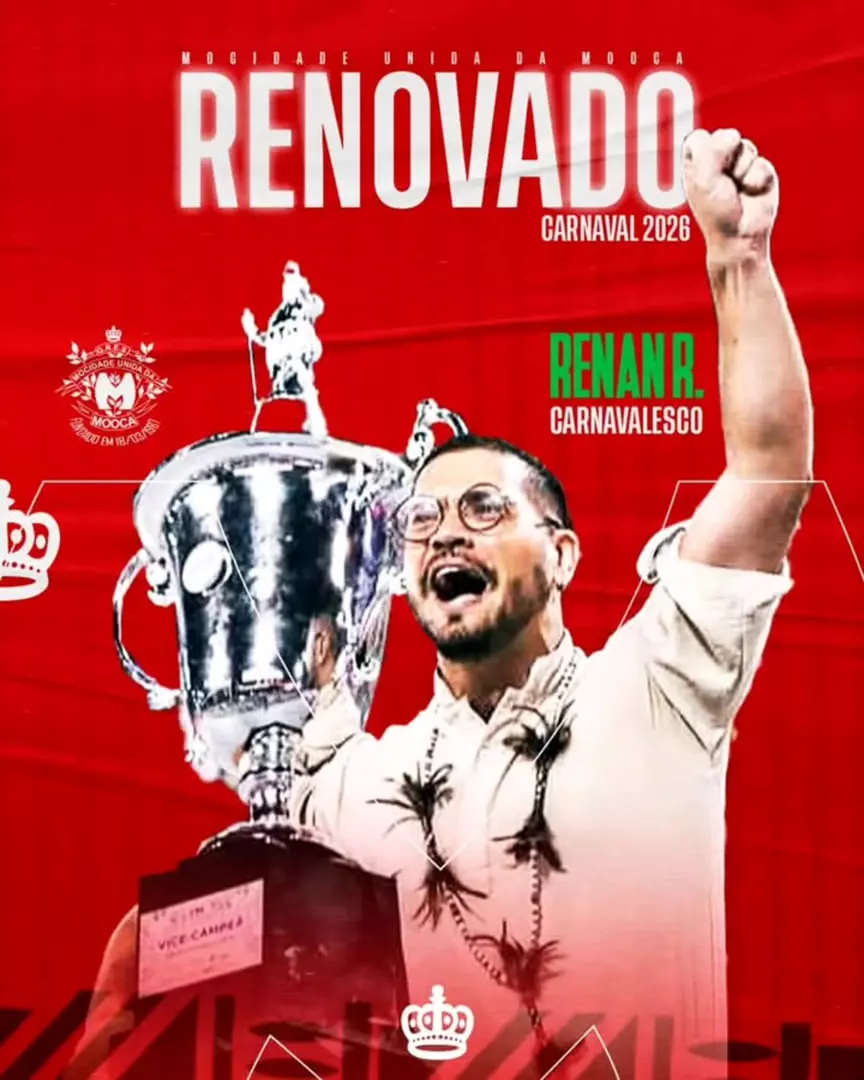 Renan Ribeiro segue na Mocidade Unida da Mooca!