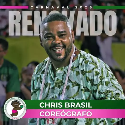 BARROCA RENOVA COM COREÓGRAFO CHRIS BRASIL PARA 2026