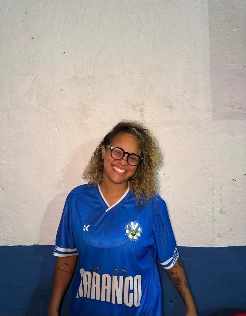 Laísa Lima é a nova mestre de bateria do Arranco