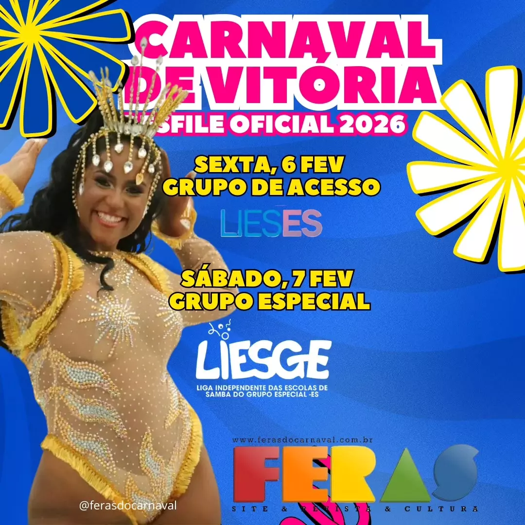 CONFIRA A DATA OFICIAL DO CARNAVAL DE VITÓRIA-ES PARA 2026