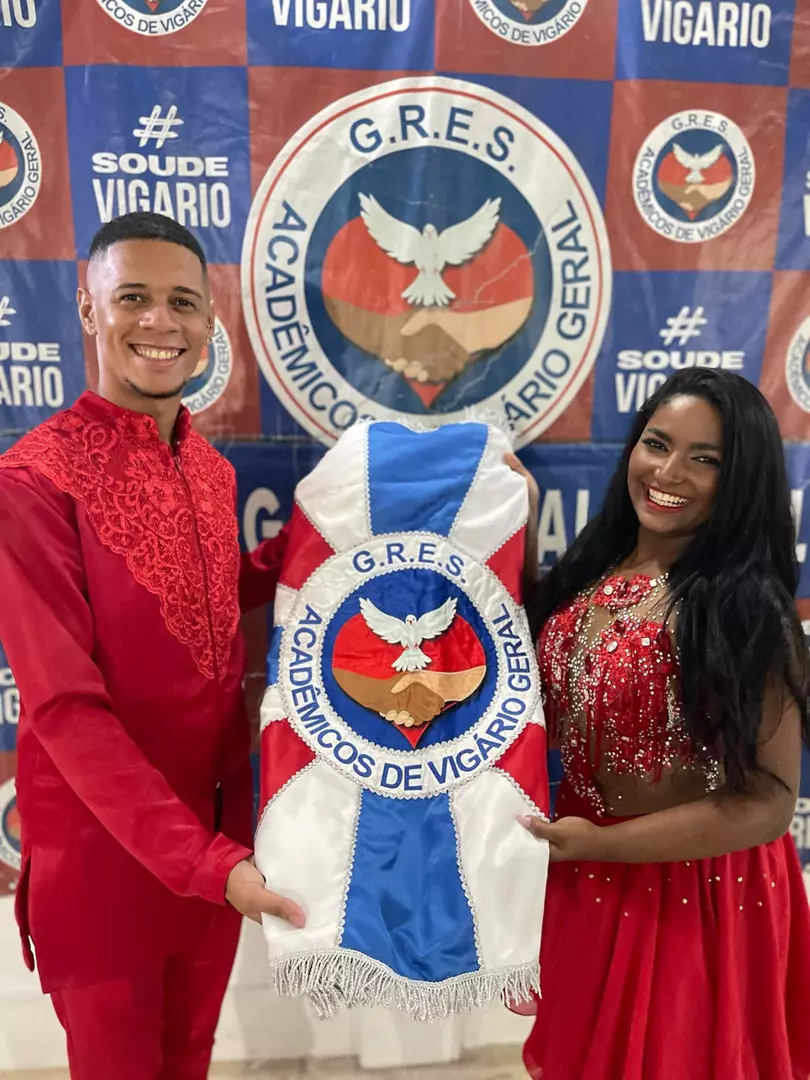 Yuri Pires e Isabella Moura são os novos defensores do 1º Pavilhão de Vigário Geral