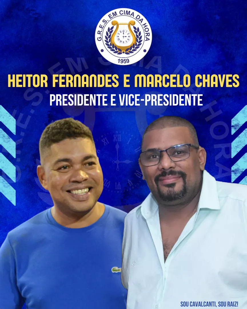 Heitor Fernandes e Marcelo Chaves formam nova dupla na liderança da azul e branco de Cavalcanti.