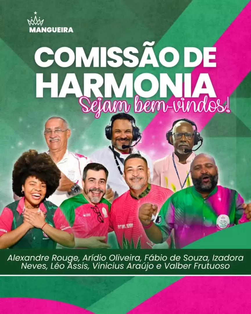 Mangueira anuncia Comissão de Harmonia