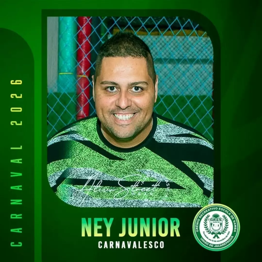 NEY JUNIOR É O NOVO CARNAVALESCO DA UNIÃO DE JACAREPAGUÁ