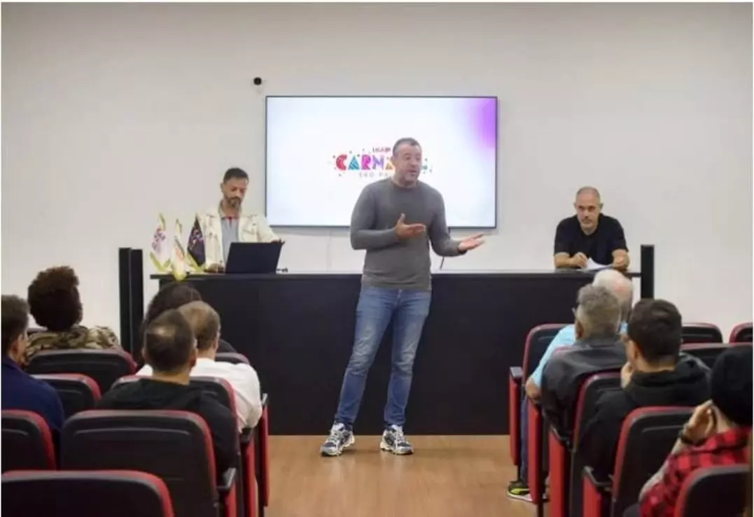 A LIGASP REALIZOU NA NOITE DA ÚLTIMA TERÇA (22) UMA REUNIÃO DE APRESENTAÇÃO DA NOVA GESTÃO PARA A IMPRENSA DO CARNAVAL