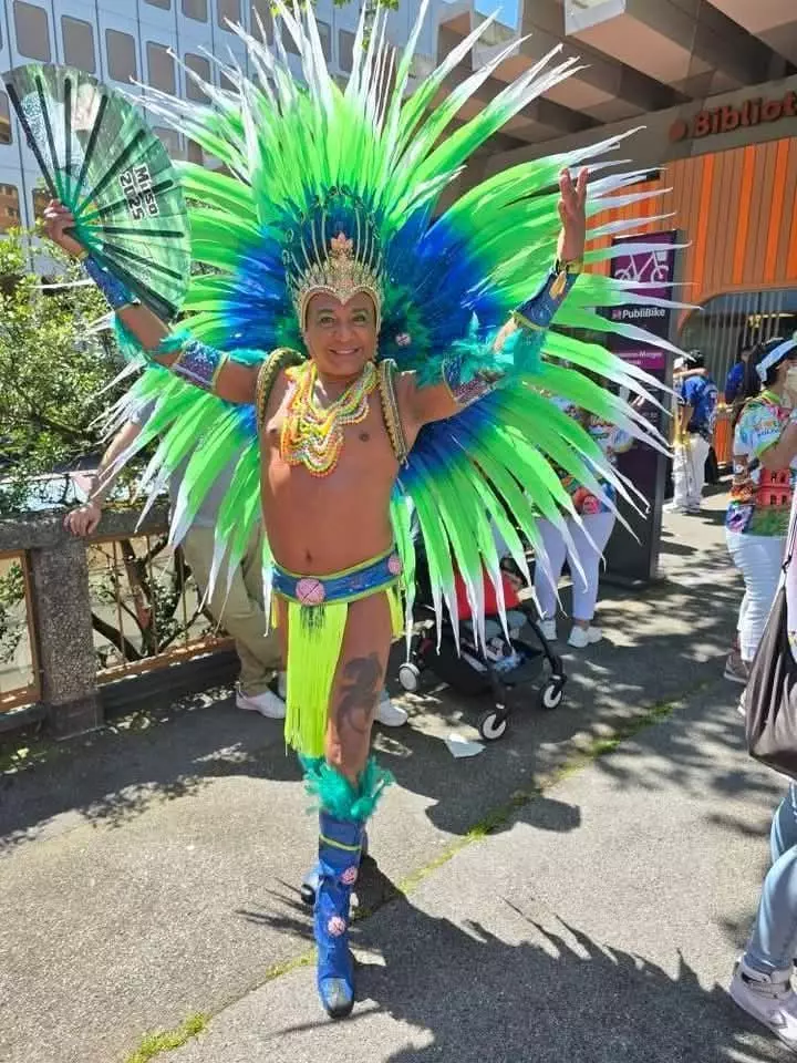 Thiago Lisboa brilha no carnaval da Suíça