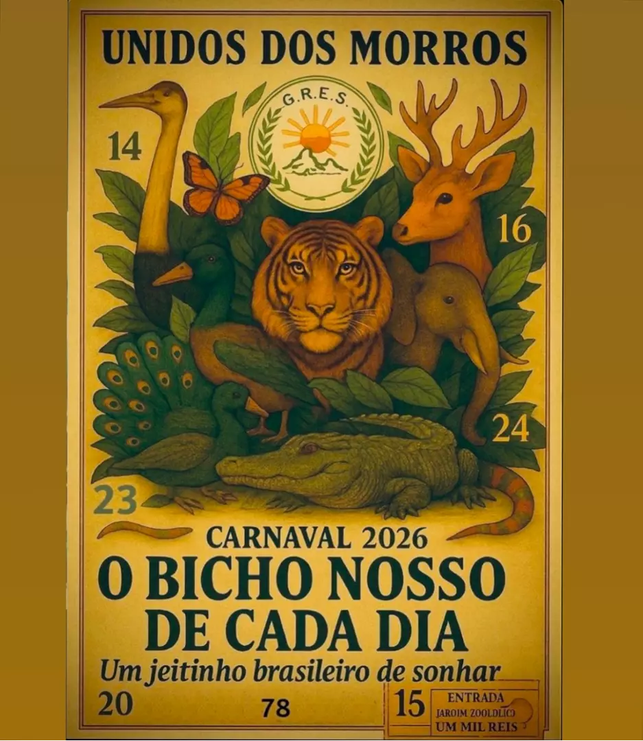 UNIDOS DOS MORROS ANUNCIA ENREDO PARA O CARNAVAL DE 2026