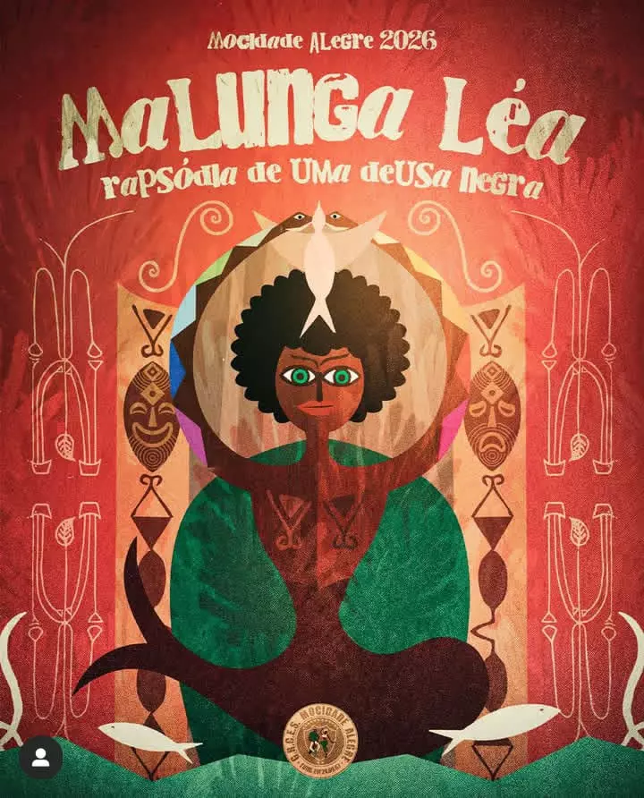 A Mocidade Alegre apresenta uma rapsódia negra no carnaval de 2026. No protagonismo, a trajetória artística de uma das maiores atrizes do país: Léa Garcia
