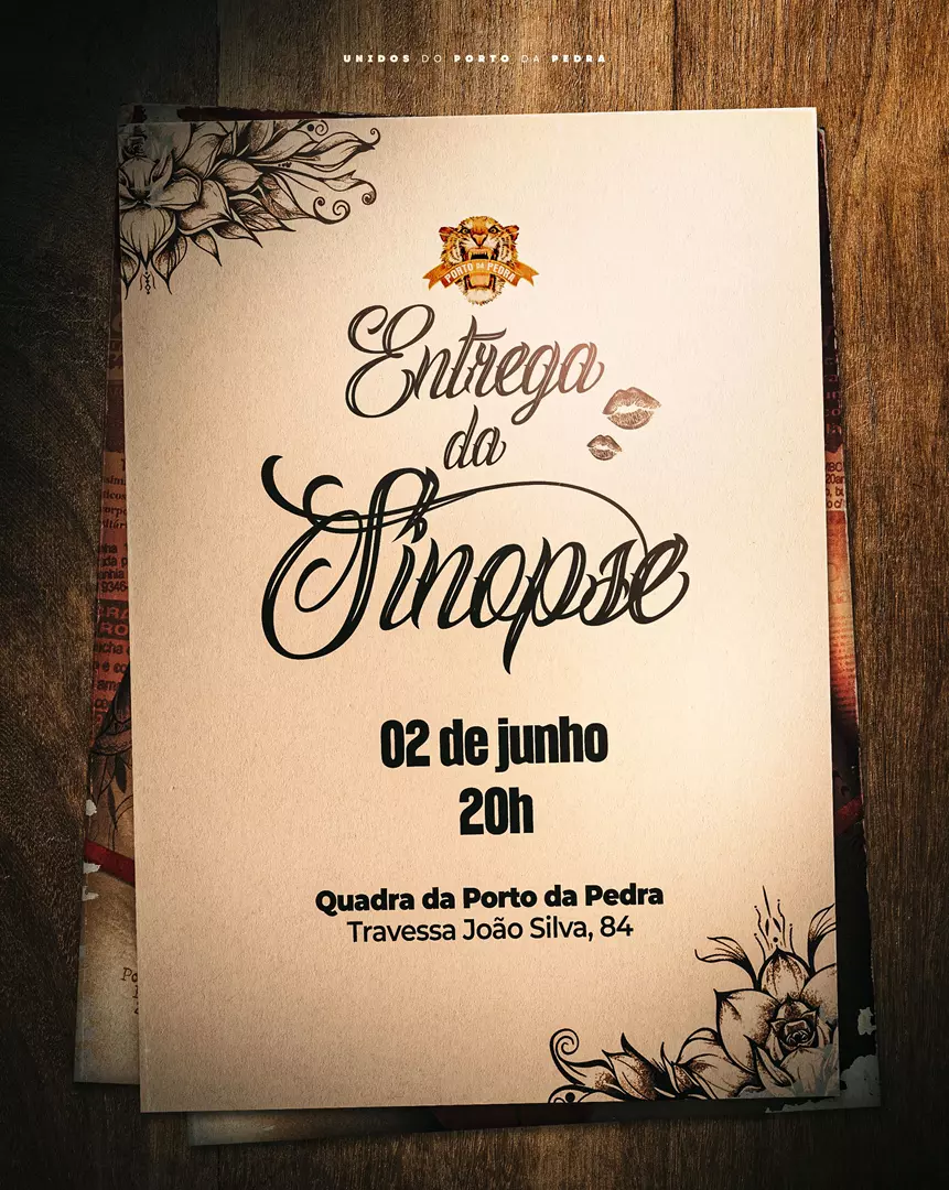 Porto da Pedra já tem data para lançamento da sinopse para o Carnaval 2026