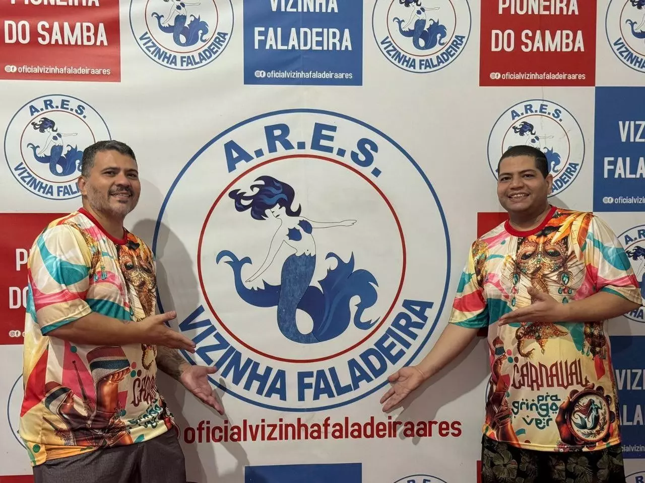Irmãos Mourão são os novos carnavalescos da Vizinha Faladeira