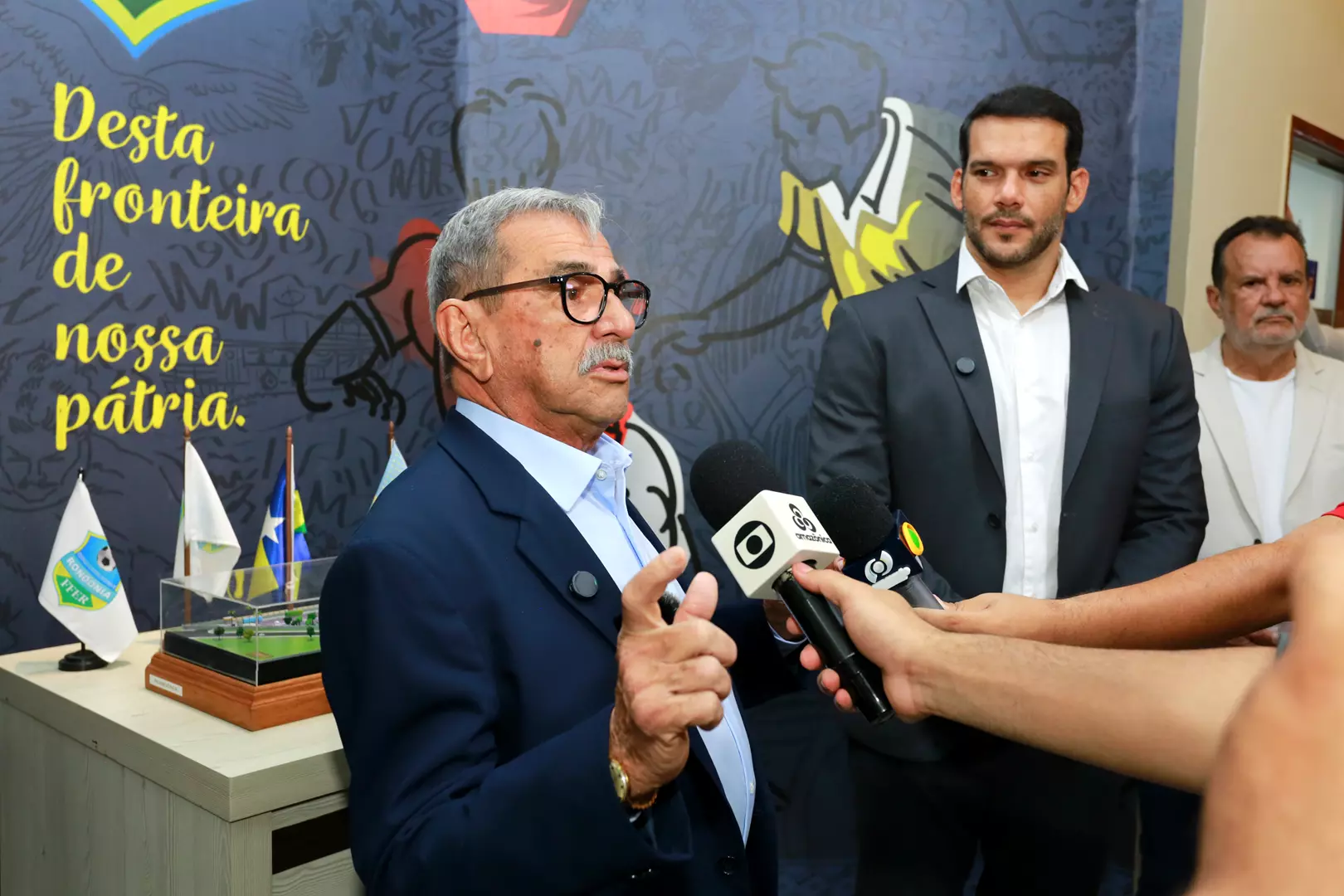 À convite da CBF Presidente da FFER participa de reuniões sobre o futebol de Rondônia e competições nacionais