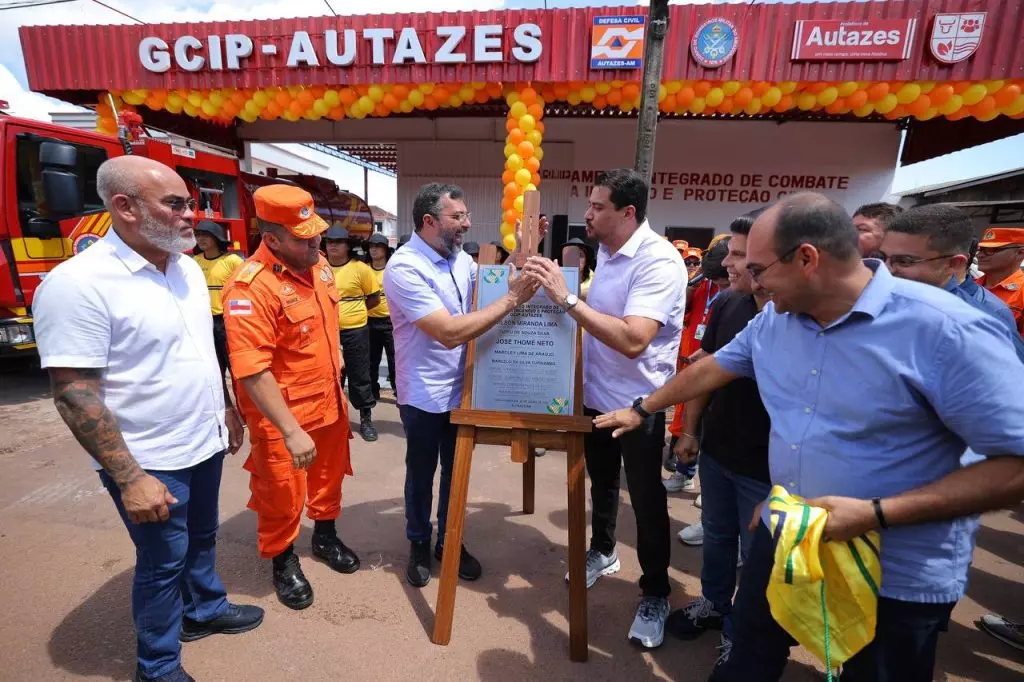 Wilson Lima inaugura Grupamento de Bombeiros em Autazes e reforça resposta a emergências no interior