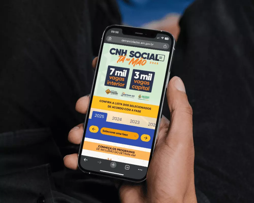 Com sistema da Prodam, CNH Social convoca 10 mil selecionados