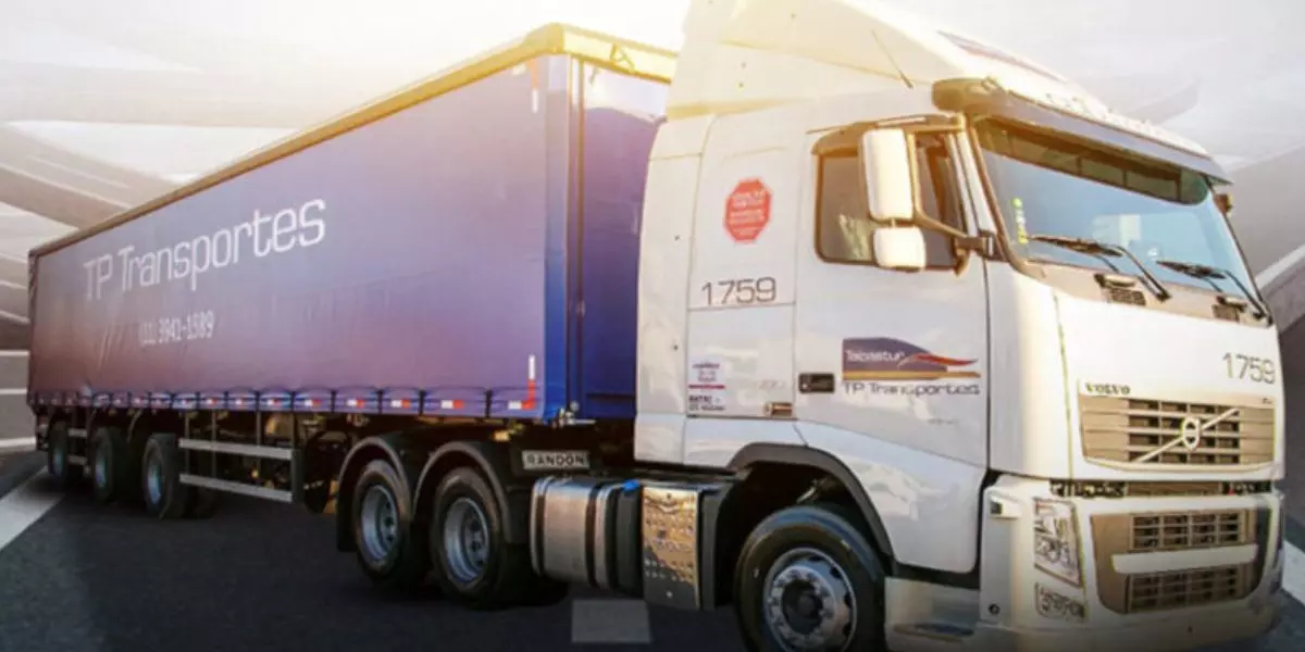Frota da empresa TP Transportes