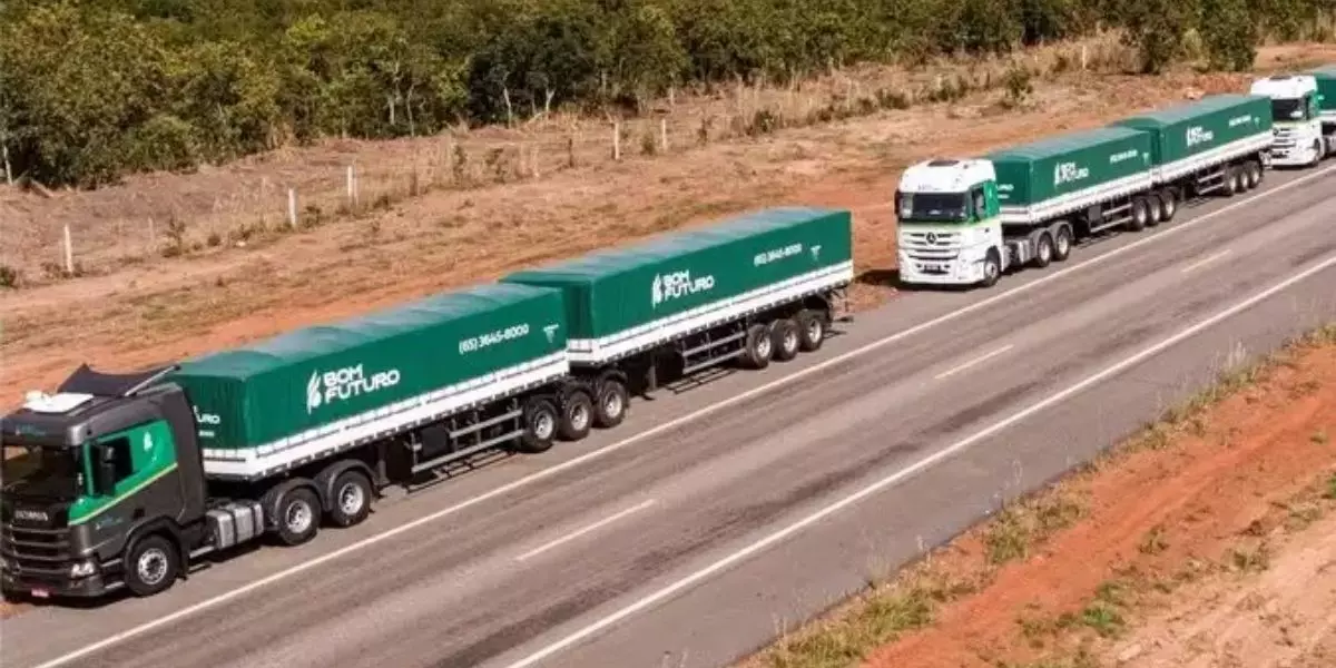 Frota da empresa Bom Futuro