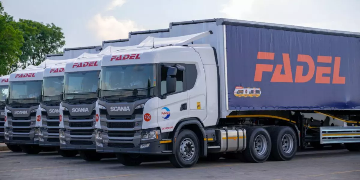Frota da empresa Fadel Transportes