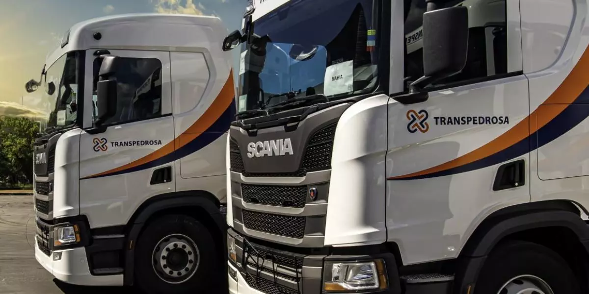 Frota da empresa Transpedrosa