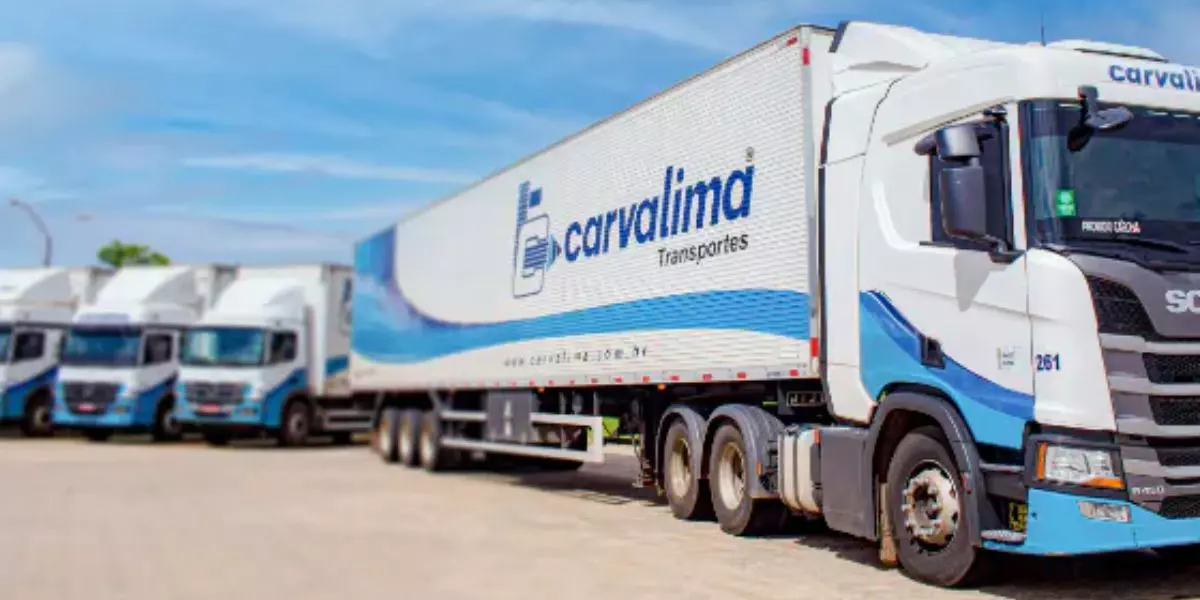 Frota da empresa Carvalima Transportes