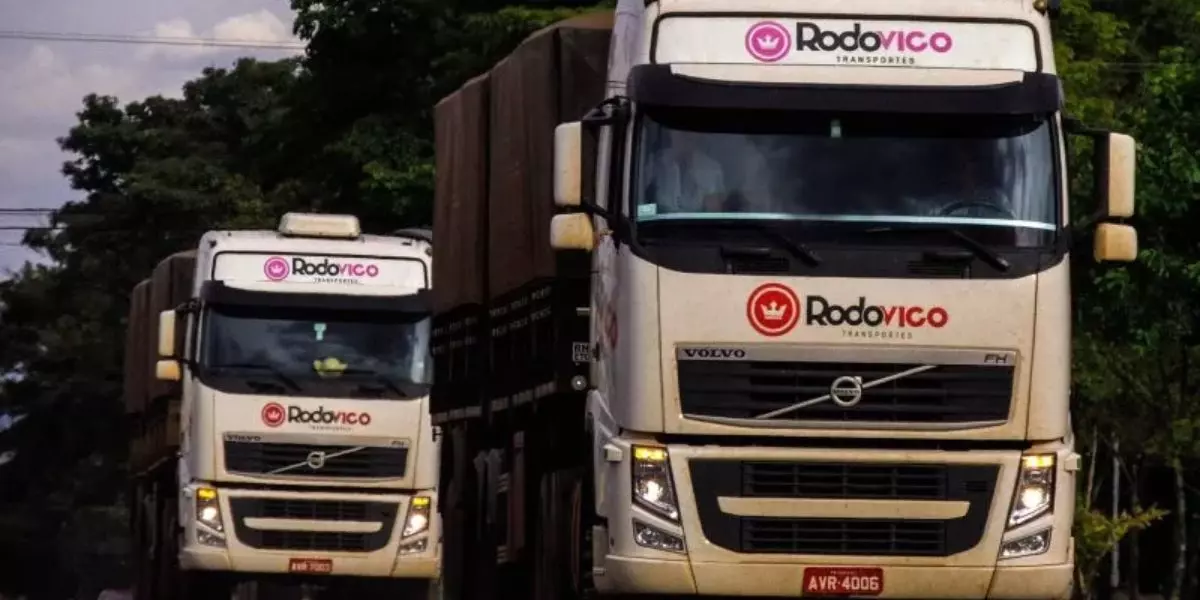 Frota da empresa Rodovico Transportes