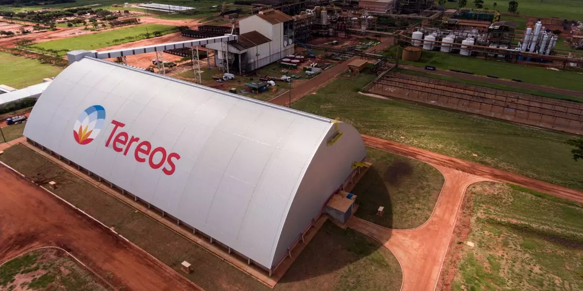 A foto mostra uma unidade da Tereos