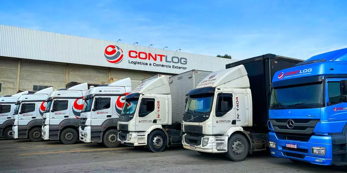 Frota da empresa Contlog Logística e Comércio Exterior