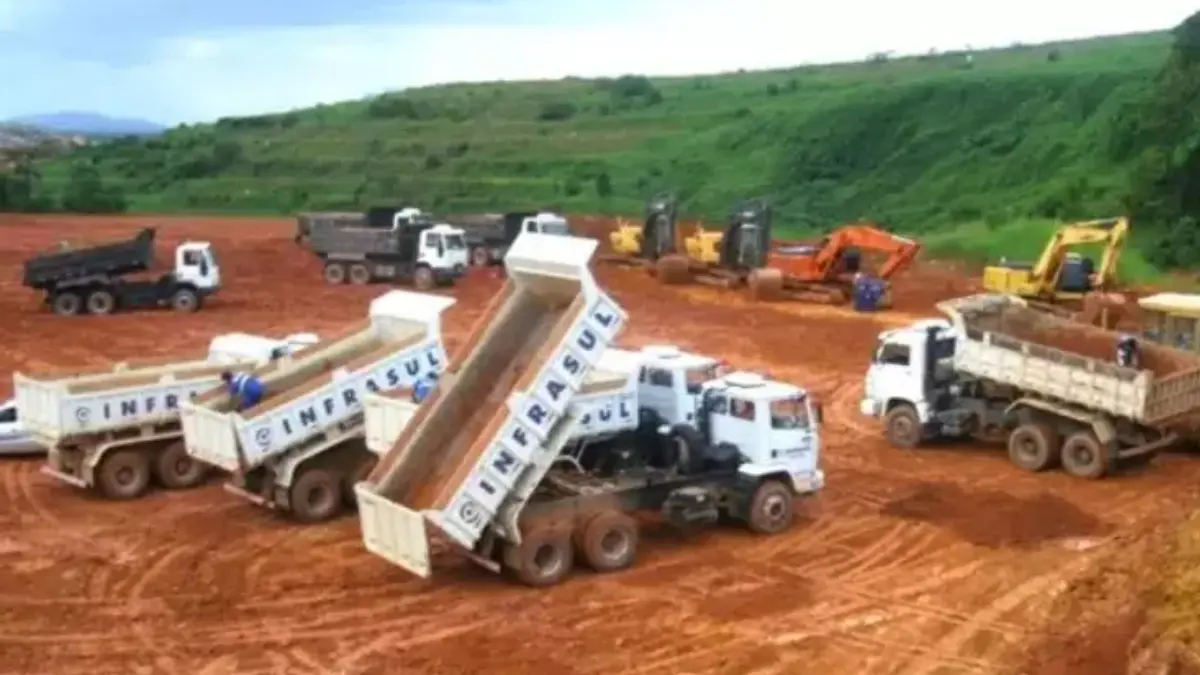 Frota da empresa Infrasul