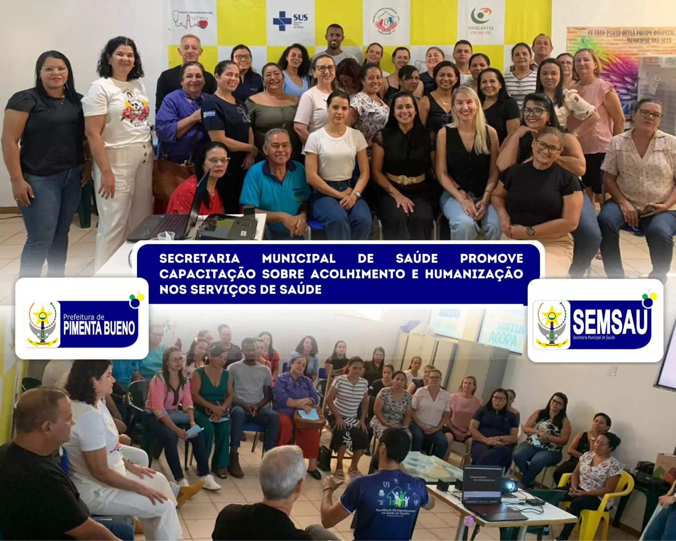 Secretaria Municipal de Saúde promove capacitação sobre Acolhimento e Humanização nos Serviços de Saúde