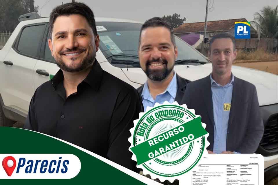 Emenda de R$ 155 mil do deputado Jean Mendonça garante novo veículo para a Atenção Básica de Saúde em Parecis