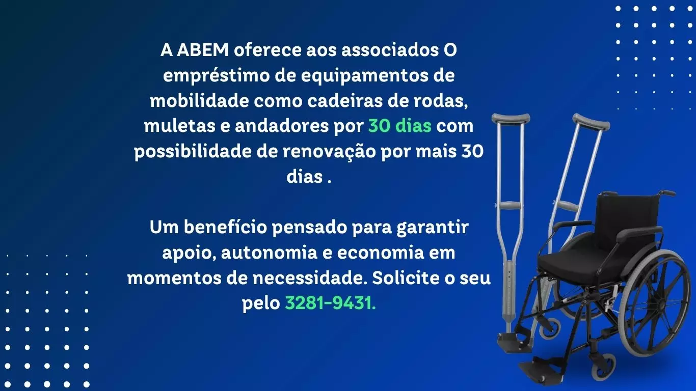 Empréstimo de Equipamentos de Mobilidade