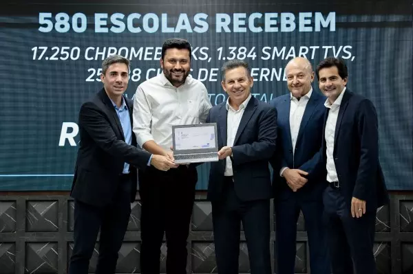 Colíder recebe 240 Chromebooks e 19 SmartsTvs para equipar escolas municipais