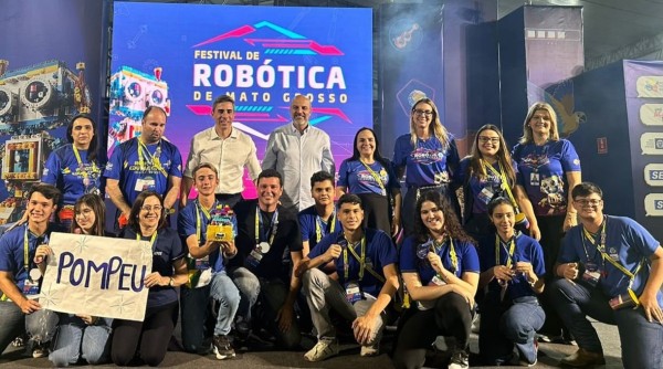 Escola Pompeu conquista 2º lugar no Festival de Robótica em Cuiabá