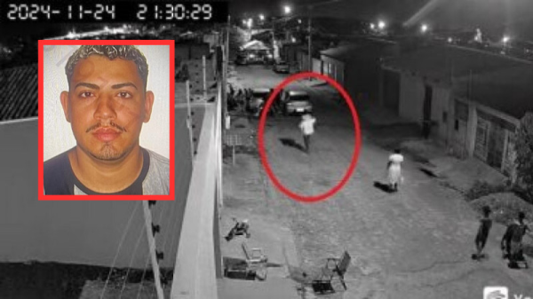Câmera registra tentativa de chacina; um morreu e quatro ficaram feridos