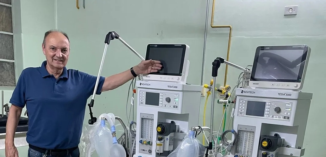 Hospital Misericórdia de Santos Dumont recebe aparelhos de anestesia