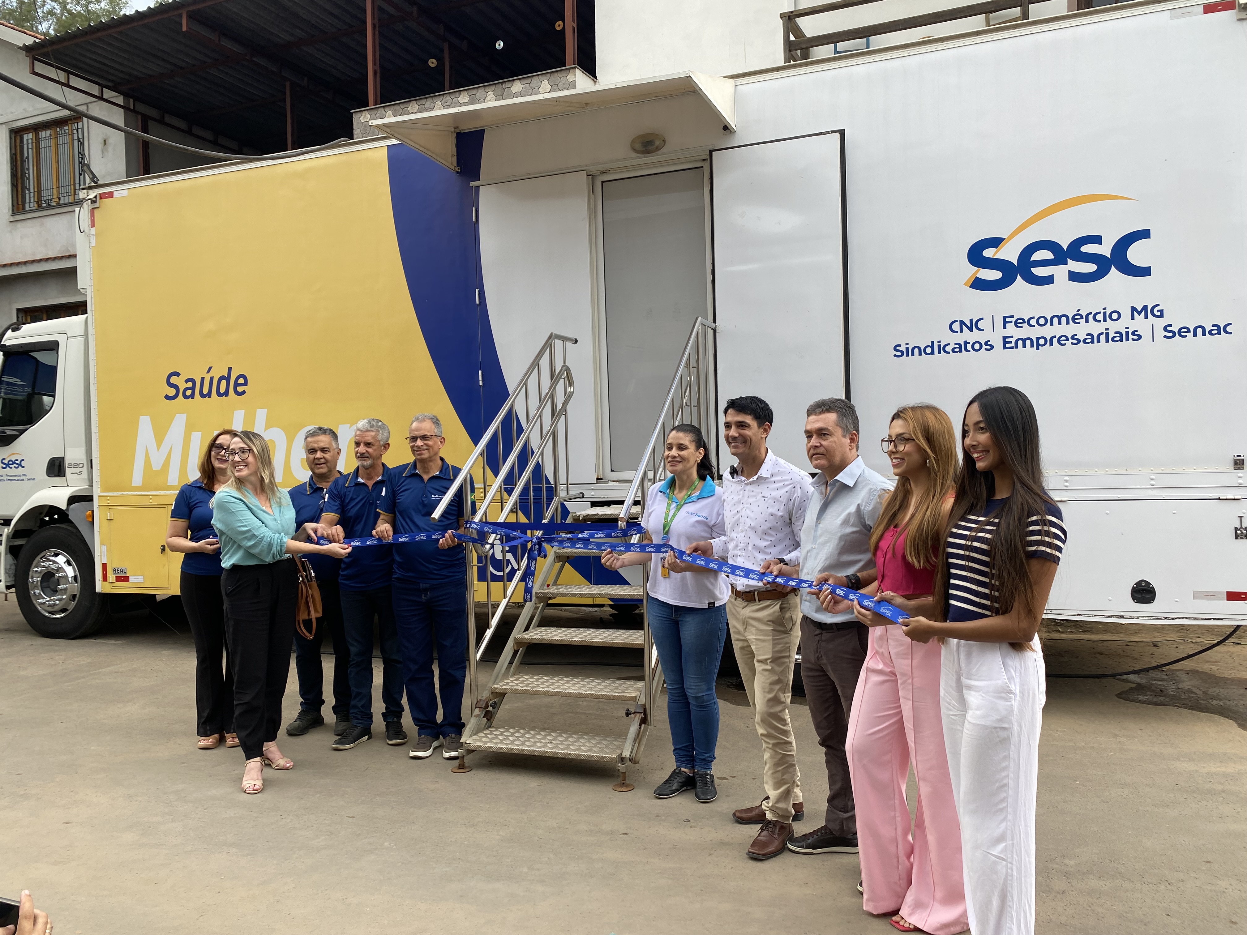 Unidade Móvel Sesc Saúde Mulher chega a Santos Dumont e oferece mais de 400 exames gratuitos