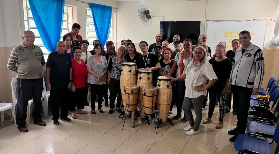 Projeto “Música nos bairros” começa pelo Cras Edir Ramos de Faria e vai passar por outras unidades de Santos Dumont