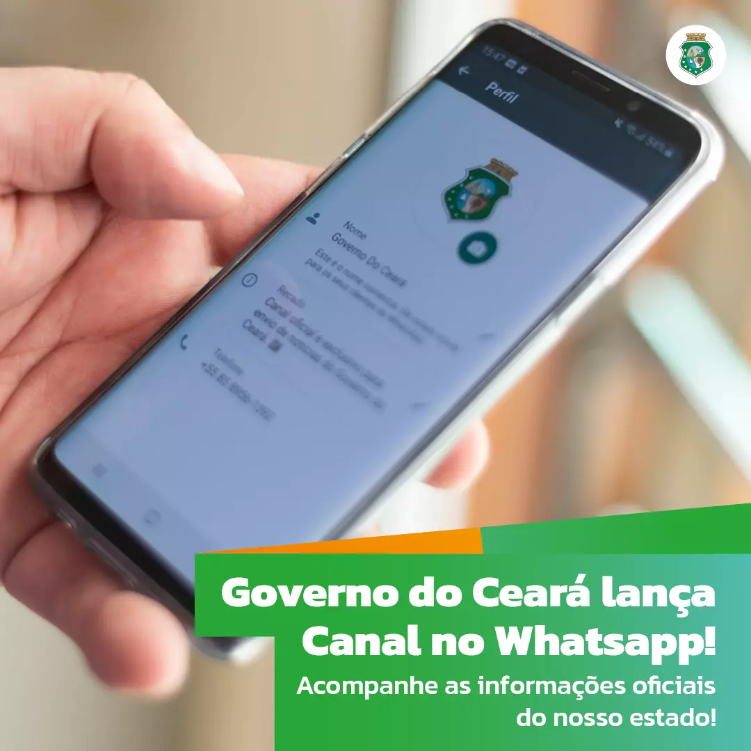 Governo do Ceará lança Canal no WhatsApp